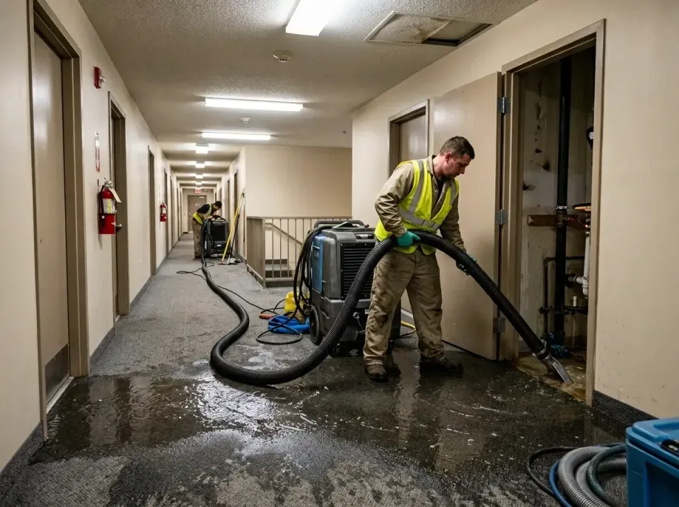 multi-unit-apartment-hallway-f-005 — frequently asked questions, Emergency Burst Pipe Water Extraction & Removal in Saxon, SC